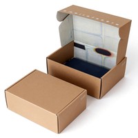 Dossiers en carton ondulé en gros ; Fabrication sur mesure ; Boîtes en papier recyclables écologiques pour l'emballage des chaussettes