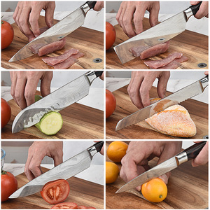 7-Zoll-Hackmesser mit Pakkawood-Griff Metallklinge aus Hochkarbon-Edelstahl - Product Image 4