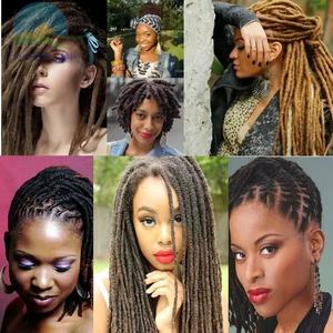 Short Dread <span class=keywords><strong>Locks</strong></span> Extensions de <span class=keywords><strong>cheveux</strong></span> humains Vendeur fait à la main 14 pouces Crochet Faux Locs Dreadlocks Tressage Trame de <span class=keywords><strong>cheveux</strong></span> - Product Image 6
