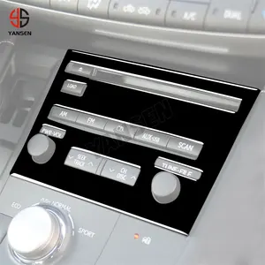중앙 제어 CD 패널 커버 트림 장식 스티커 렉서스 CT 2011-2017 피아노 블랙 플라스틱 인테리어 액세서리