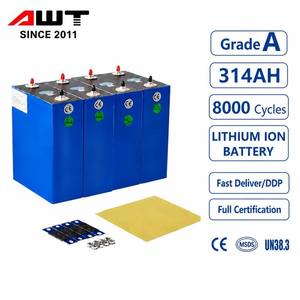 Cella Batteria LiFePO4 MB31 <span class=keywords><strong>3</strong></span>,2V 314Ah Grado A Prismatica per Accumulo Solare Fai-da-te Campeggio Camper CE MSDS UN38.<span class=keywords><strong>3</strong></span> Francia - Product Image 1