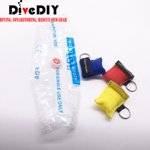 Accesorios de Buceo, Protector Facial <span class=keywords><strong>Desechable</strong></span> para RCP, Llavero Ligero para Buceadores, Kit de Emergencia, Primeros Auxilios y Entrenamiento de RCP - Product Image 4