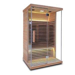 Sauna Infrarroja <span class=keywords><strong>de</strong></span> Grado Médico Personalizada, Sauna Infrarroja Seca Interior <span class=keywords><strong>de</strong></span> Bajo EMF con <span class=keywords><strong>Terapia</strong></span> <span class=keywords><strong>de</strong></span> Luz Roja y Cromoterapia - Product Image 2