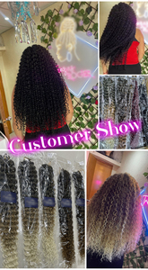 Cabello Sintético al por Mayor Ruso de 24 Pulgadas, Ondulado Profundo, para Trenzas de Ganchillo, Cabello a Granel, Rizado Ariel, Ondas Oceánicas - Product Image 3