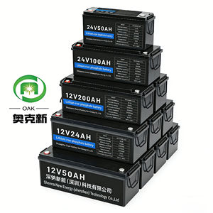 Batterie de moto OAK 12V Lithium-Ion LiFePO4 sans entretien 8Ah 9Ah 18Ah rechargeable, démarreur 2000 cycles pour motos - Product Image 1