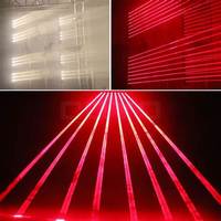 Boîte de nuit DJ Disco 8 yeux rouge Laser LED barre de lumière équipement d'éclairage de scène LED faisceau Laser barre de lumière