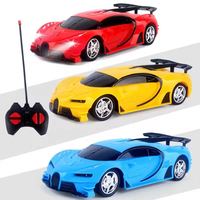 Coche de simulación de plástico de aleación de aluminio 1/22 para niños al por mayor modelo de coche de iluminación de cuatro vías juguete para niño 2,4G coche deportivo con Control remoto