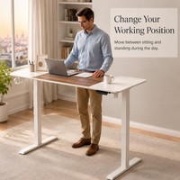 Bureau de travail et d'apprentissage électrique silencieux AOR Home, hauteur réglable, matériaux écologiques, vente en gros usine
