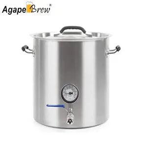 Brew Kettle Pot 70L 304 Material Fitting Flask Brew Kettle Set Botella de acero inoxidable Beer Keg Home Brewing Making Beer 13 Kg