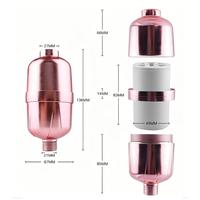 Purificateur d'eau à installation facile personnalisé, charbon actif, filtre de douche à 8, 10, 12, 15, 18, 20 étapes