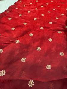 ผ้าถักลาย Jari Butti ผ้าไหมสีทองแบบใหม่ขายดี - Product Image 5