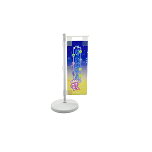 2024 JDM di piccole dimensioni 10x30cm Mini bandiera Nobori Stand di vendita calda pista RC Display Figure Case campagna <span class=keywords><strong>da</strong></span> <span class=keywords><strong>tavolo</strong></span> bandiera - Product Image 2
