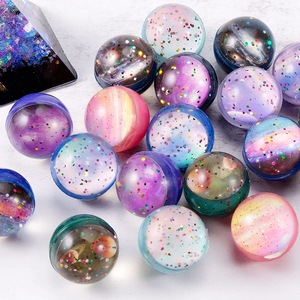 Yicheng vente en gros boule solide lumineuse colorée 27mm 32mm 45mm 49mm balle rebondissante diverse conception globe oculaire haute balle rebondissante en caoutchouc - Product Image 4