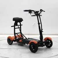 Scooter pliable homologué CE EEC COC avec siège, véhicule de transport portable