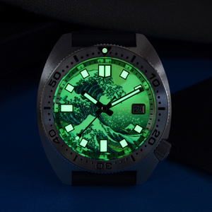 Montre de plongée automatique pour homme San Martin Abalone Tuna Kanagawa <span class=keywords><strong>NH35</strong></span>, <span class=keywords><strong>prix</strong></span> d'usine, livraison gratuite, 20 ATM, C3, acier inoxydable 316L - Product Image 3