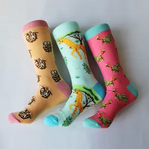 Funny cute animal sock for men Bulk wholesale custom premium cotton socks men