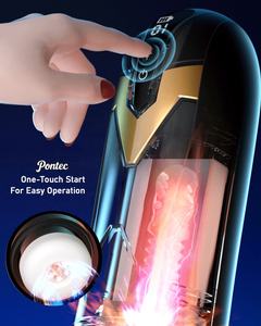 Masturbateur masculin automatique de poche 3 en 1, machine à masturbation réaliste électrique de poche épaisse - Product Image 2