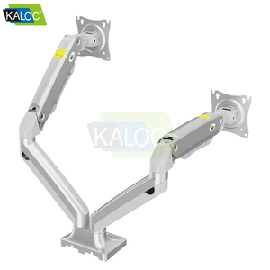 KALOC DS110-2/S bianco <span class=keywords><strong>doppio</strong></span> <span class=keywords><strong>Monitor</strong></span> <span class=keywords><strong>staffa</strong></span> braccio montante <span class=keywords><strong>per</strong></span> Computer scrivania montaggio <span class=keywords><strong>doppio</strong></span> braccio <span class=keywords><strong>per</strong></span> <span class=keywords><strong>Monitor</strong></span> del Computer braccio 2 <span class=keywords><strong>Monitor</strong></span> - Product Image 3