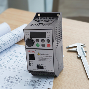 ตัวควบคุมปั๊มน้ำ KUVO KV10 V/F คอนเวอร์เตอร์ปรับความถี่ AC แบบสามเฟส ตัวควบคุมความเร็ว VFD 0.75kw 1.5kw 2.2kw - Product Image 1