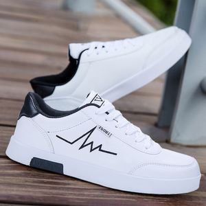 Chaussures de course à enfiler pour hommes, style coréen tendance, motif floral, décontractées pour adolescents, doublure en cuir véritable, printemps, été, hiver - Product Image 2