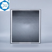 Cadre en aluminium noir à grille alvéolée 3.2mm avec cadre pour lampes et lanternes