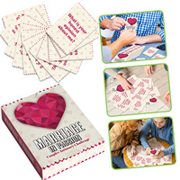 Nouveau jeu de cartes de vérité Pengle écologique portable à coins arrondis pour 50 couples avec emballage