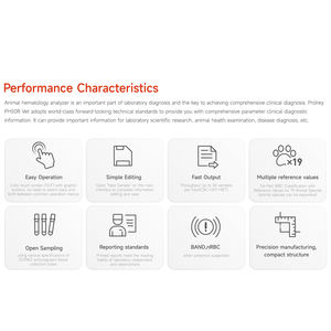 Prolrey PH50R Vet Analyseur d'hématologie automatique Diff en six parties/Compteur de cellules sanguines à la pointe de l'industrie pour animaux - Product Image 4