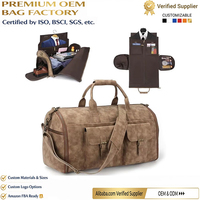 Housse de Voyage Zippée pour Costume et Robe Longue – Sac de Transport 2-en-1 Convertible pour Hommes et Femmes