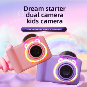 Cámara Compacta, Cámara Digital, Pantalla Giratoria HD CCD de Pulgadas, Videocámara Digital sin Espejo para Niños - Product Image 5