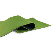 Tapis de yoga de fitness en TPE antidérapant personnalisé de 1/4 pouces à double tonalité