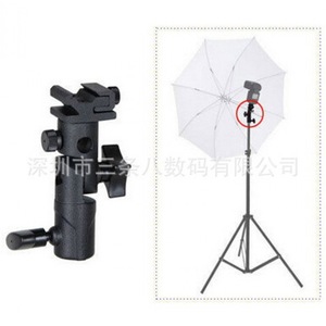 E Type <b>Flash</b> <b>Light</b> Stand Metal Mount For Tripod Product Photography Studio Accessory - Product Image 5
