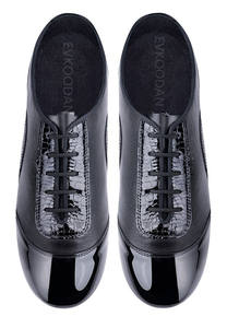 Cómodos Zapatos <span class=keywords><strong>De</strong></span> cuero negro para niños Zapatos <span class=keywords><strong>De</strong></span> Baile Latin <span class=keywords><strong>Salsa</strong></span> Dancing Shoes para hombres Tamaño <span class=keywords><strong>de</strong></span> EE. UU. 4,5-13,5 Altura del tacón 4,5 cm - Product Image 3