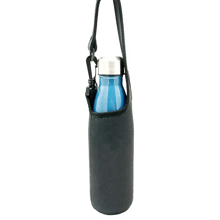 Taşınabilir spor şişesi termal koruyucu kılıf yalıtımlı neopren su şişesi soğutucusu kollu
