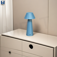 Lampes de table LED rechargeables sans fil, fonctionnant sur batterie, portables, en aluminium, luxe moderne, pour bar, restaurant, chevet, avec commande tactile