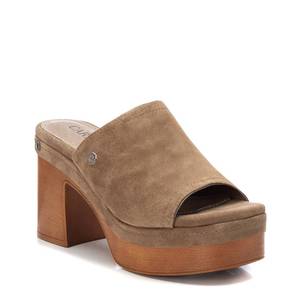 Zapatos de Tacón Tipo Mule con Plataforma de Cuero para Mujer, Marca Carmela - Product Image 2