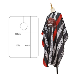BarberTop AJ1538 Cape de coiffeur imperméable avec taille ajustable, confortable pour la coiffure - Product Image 5