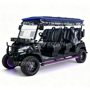 Voiturette de golf électrique économique pour 2 passagers avec coffre de rangement arrière, véhicule de golf multifonctionnel pour parcours de golf et propriété - Product Image 4