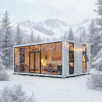 Maison isolée thermiquement pour les zones froides et les chalets de station de ski