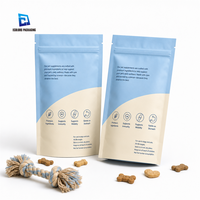 Sacs Mylar Doypack Personnalisés de Haute Qualité en Aluminium Imprimé Qualité Alimentaire avec Fermeture Ziplock pour Aliments pour Animaux (Chats, Chiens, Poissons)
