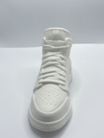 Chaussures Fluides DIY 29cm, Modèle de Baskets en Vinyle Blanc pour Coloration, Chaussures en Plastique, Jouets de Coulée Faits Main, Ours Violent Coulant