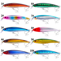 Umpan Pancing Minnow Besar 16cm-42g Grosir untuk Memancing Trolling Air Asin, Umpan Bass, Umpan Laut