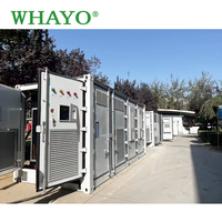 Système de stockage d'énergie par batterie (BESS) Whayo 1MWh 2MWh 5MWh à refroidissement par air, conteneur 20ft 40ft, pour applications commerciales et industrielles (C&I)