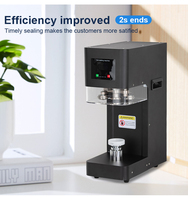 Scelleuse électrique automatique haute efficacité pour canettes et bouteilles, prix usine, vitesse de scellage de 20-30 fois/min pour usage commercial