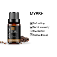 Extrait de plante OEM, produit de marque privée, huile essentielle de myrrhe, pour récupération de la Fatigue, diffuseur d'arôme, 10ML