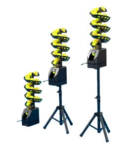 Machine à lancer de balles en métal portable professionnelle et durable, télécommande, équipement d'entraînement au tennis en libre-service, intérieur/extérieur - Product Image 1