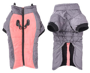 कुत्ते सर्दियों कोट मध्यम बड़े कुत्तों Windproof गर्म आस्तीन के साथ या बिना आस्तीन कोट जैकेट कुत्ते पट्टा - Product Image 2