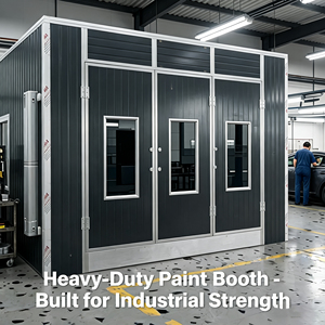 Équipement <span class=keywords><strong>de</strong></span> <span class=keywords><strong>garage</strong></span> <span class=keywords><strong>d</strong></span>'<span class=keywords><strong>occasion</strong></span> certifié CE à vendre / Cabine <span class=keywords><strong>de</strong></span> peinture / Outils automobiles à vendre Chauffage diesel/électrique Éclairage LED 220V/380V - Product Image 1