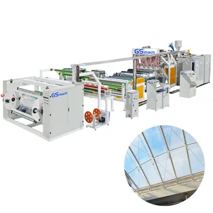 Máquina de fabricación de paneles solares ETFE de la mejor calidad, máquina de extrusión de láminas de película fluoroplástica transparente
