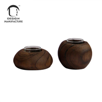 Bakhoor Jar Brûleur à cône en forme de pierre en bois de Tradnary