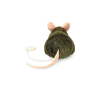Peluche réaliste de rat magnétique à poser sur l'épaule, jouet en peluche doux, simulation de souris, décoration, cadeau